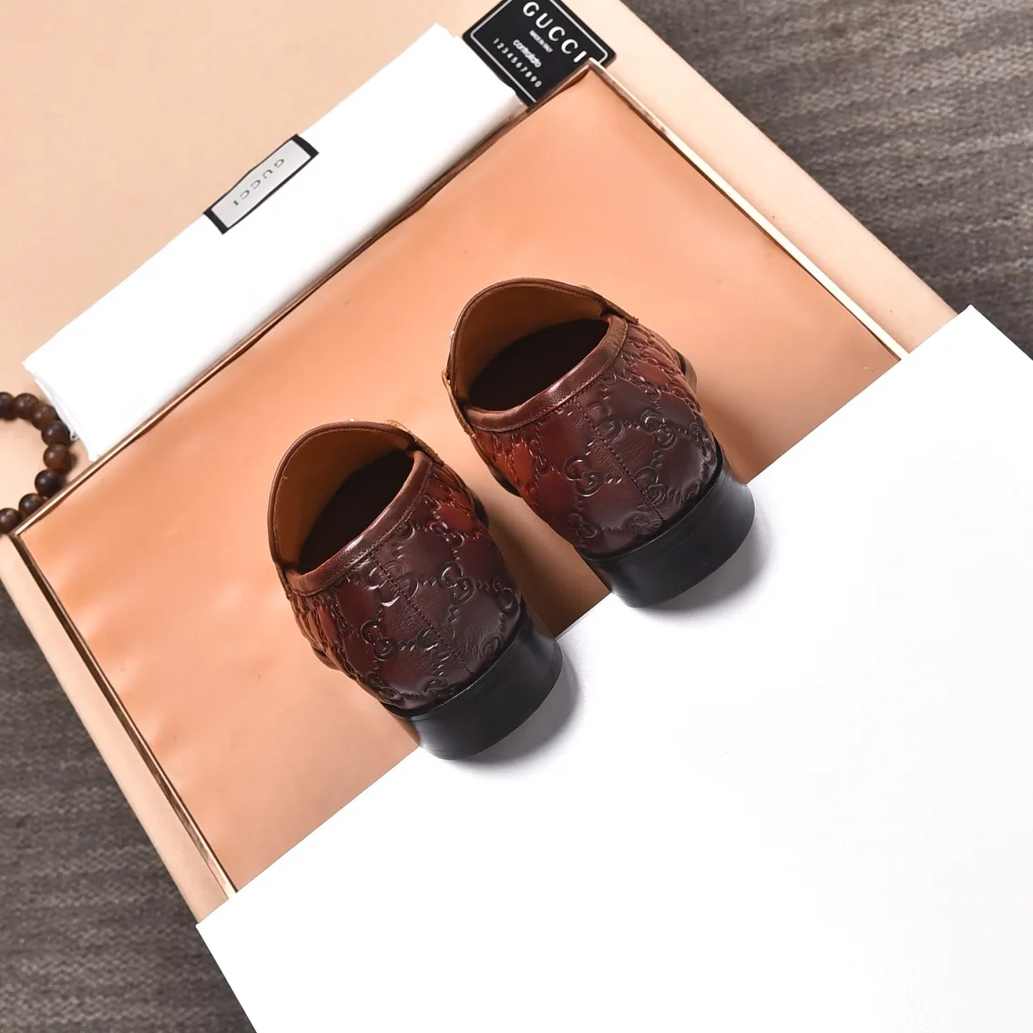 Men's shoes💰540📛📛Original (water-dyed cowhide) Gucci GUCCI official website formal shoes🌀 Italian🇮🇹imported cowhide➕top imported water-dyed cowhide lining💋Finely handmade original bottom, the real thing looks better when photographed in person Standard size 38-44